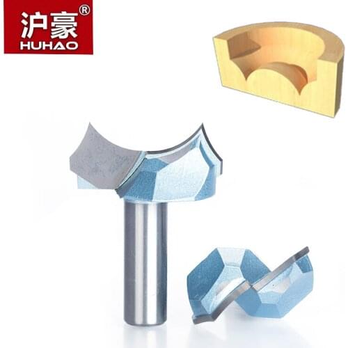 HUHAO 1pc 1/2" Shank Industrial Grade Bit Round Over Top Quality Router Bits For Wood Woodworking Engraving Cutter