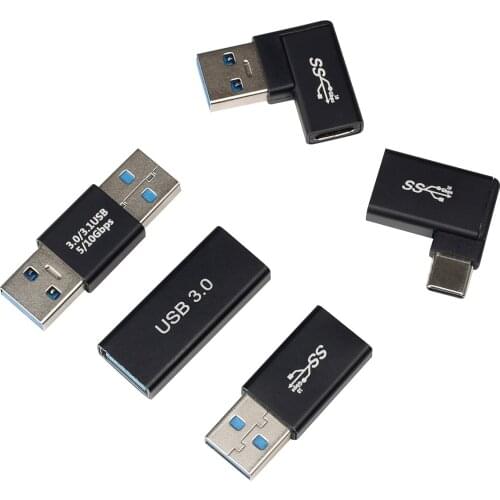 For USB3.0 micro USB Type-C 2 in 1 OTG plug power connector charging adapter Type-C laptop tablet extension cable