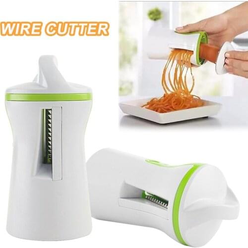 Multifunction spiralizer Vegetable Slicers Double Grater Premium Noodle Cutter Zucchini Pasta Spaghetti Maker Knife Sharpener 2
