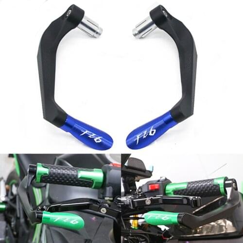 Motorcycle Universal CNC Handlebar Grips Handle Bar Brake Clutch Levers Guard Protector For YAMAHA FZ6 FAZER FZ6R FZ 6 FZ6S FZ6N