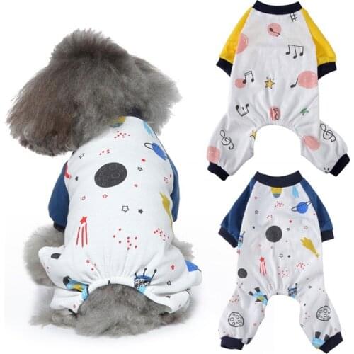 Soft Pet Dog Clothes Dog Pajamas Cat Pyjama Pet Jumpsuit For Small Dogs Sleepingwear Warm Cat Clothing Puppy Coat Yorkshir Shirt