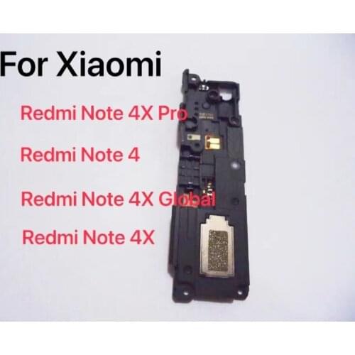 New Loudspeaker Loud Speaker for Xiaomi Redmi Note 4 4X 4Xpro Global Buzzer Ringer Board Replacement Parts