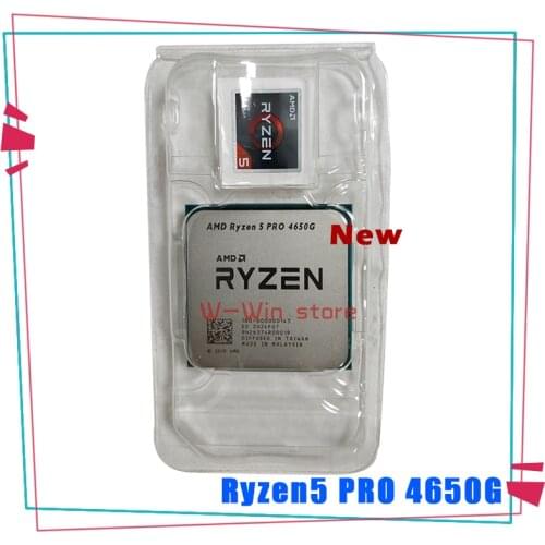 NEW AMD Ryzen 5 PRO 4650G R5 PRO 4650G 3.7 GHz Six-Core twelve-Thread 65W CPU Processor L3=8M 100-000000143 Socket AM4 NO FAN