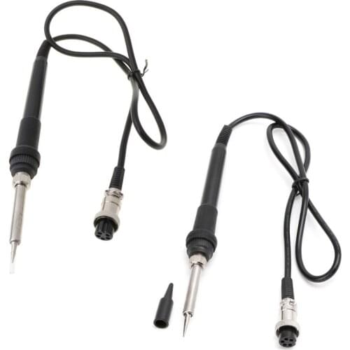 24V 50W Soldering Station Solder Iron Handle 5pin Welding Hot Gun Repair Tool