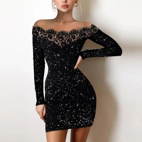 Women Solid Slash Neck Ribbed Knitted Mini Dress Casual Loose Long Sleeve Pocket Dress Sexy Lady Hollow Out Party Dress Vestidos