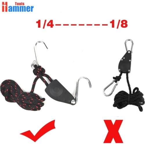 1/4 inch Adjustable Heavy Duty Rope Hanger Heavy Duty Light Hanger