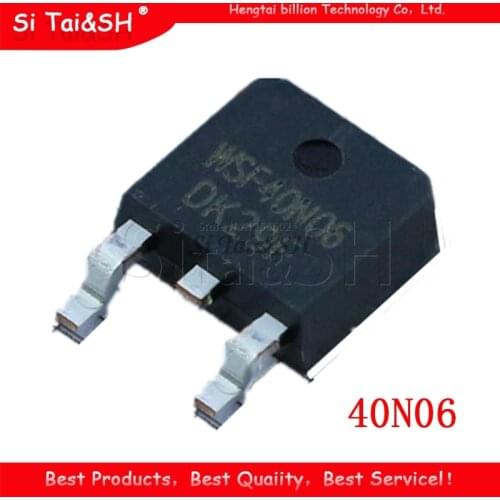 10PCS SUD40N06-25L TO-252 40N06 TO252 SUD40N06 40N06-25L