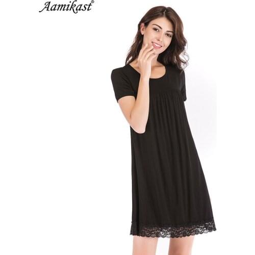 Aamikast Nightgowns Nightdress Sleepwear Modal Dresses night dress sleepwear nightdress female nightgown loose