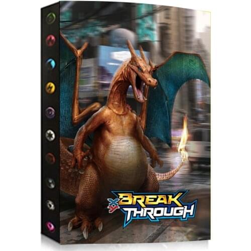 432Pcs New Large Capacity Charizard Card Album Book For Pokemon Card Top Loaded List Playing Cards Holder Album Toys Birthday