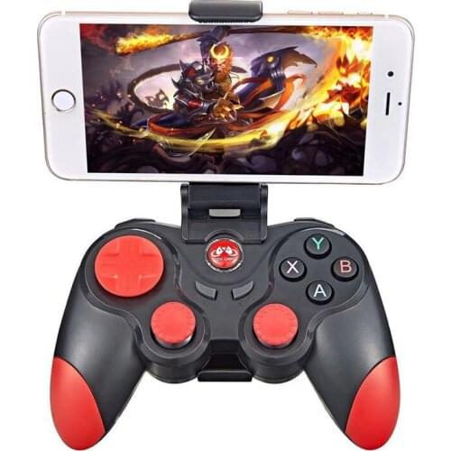 Wireless Bluetooth Mobile Game Controller Gamepad Joystick with Stand Holder for IOS Android Smartphone TV Box PC Tablet PC PS3