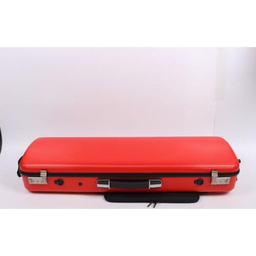 Violin case 4/4 composite Carbon Fiber Strong Light Hard Case code lock red