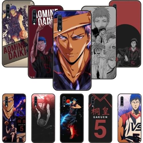 Phone Case For Samsung Galaxy A 50 51 71 70 7 5 10 20 30 40 41 21 S E Black Cover Back Kuroko No Basket Anime Aomine Daiki