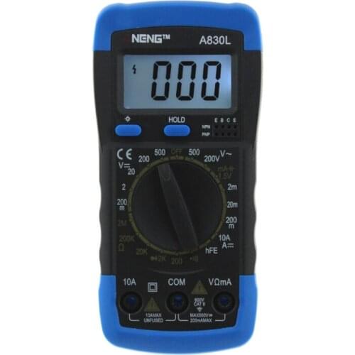 ANENG A830L Digital Multimeter LCD DC AC Voltage Diode Freguency Multitester Y98E