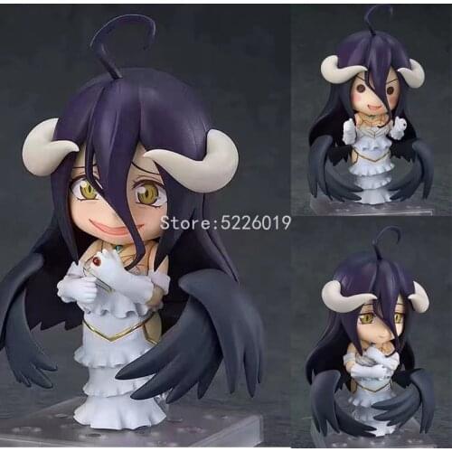 10cm 642# Overlord Albedo Anime Figure Overlord III Albedo So-Bin Action Figure Albedo Figurine 631# Ainz Ooal Gown Figure Toys