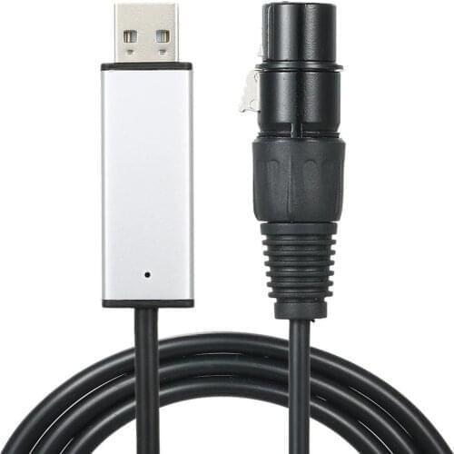 USB to DMX DMX512 Interface Adapter Cable Stage Light Controller Cable