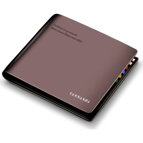 Leather Men Wallet Cash Holder Removable Card Case For Driving License Coin Purse with Gift Box Man Wallet V171321