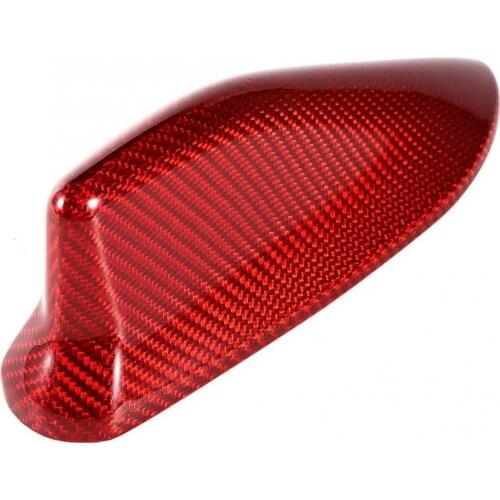 Car Red Carbon Fiber Antenna Cover Accessory Decoration Fit for Subaru BRZ 2014 2015 2019 car accessories