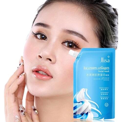 Whiten Smear Mask Cleansing Blackhead Fades Acne Mask Ice Pores Shrinking Cream Moisturizing S9S1