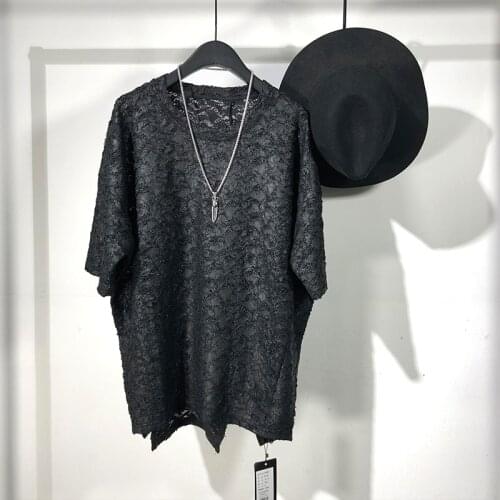 Owen seak Men Casual T Shirt Cotton Gothic Style Tops Mens Clothing High Street Tops Tees Summer Men Hip Hop Black T Shirt