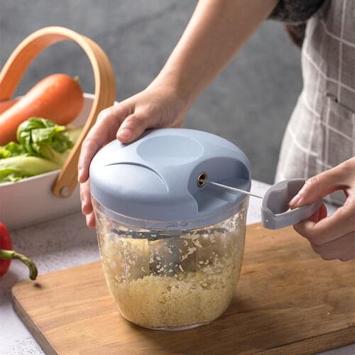 Hand Chopper Garlic Press Vegetable Fruit Twist Shredder Manual Meat Grinder Chopper Garlic Crusher Cutter Home Kitchen Tools