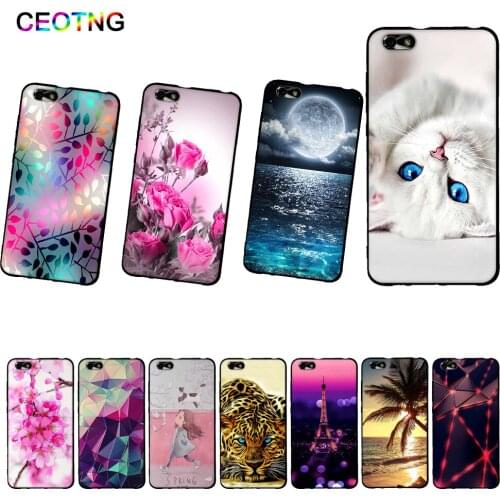 TPU Case For Huawei Honor 4 X 4X 3D Relief Black Cover For Huawei Honor 4x Glory Play 4X Soft Silicone Back Phone Cases Shells