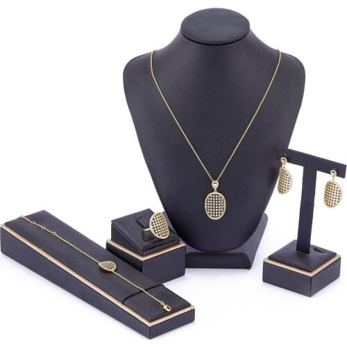 2021 Apr Morocco hot selling accessories wedding jewelry set for women traditional jewelry set copper high quality jewelry set