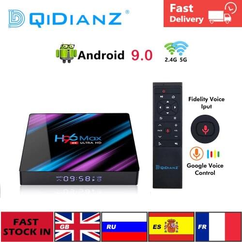 Android 9.0 H96MAX Smart TV BOX Rockchip RK3318 H.265 4K Google Media Player Set Top Box H96 MAX Set Top Box PK X96 hk1 max
