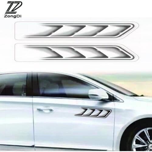 ZD Car-Styling 3D Auto Car Stickers Automobiles For Abarth Fiat BMW E60 E36 E34 X6 Mercedes Benz W204 Volvo XC90 V70 Accessories