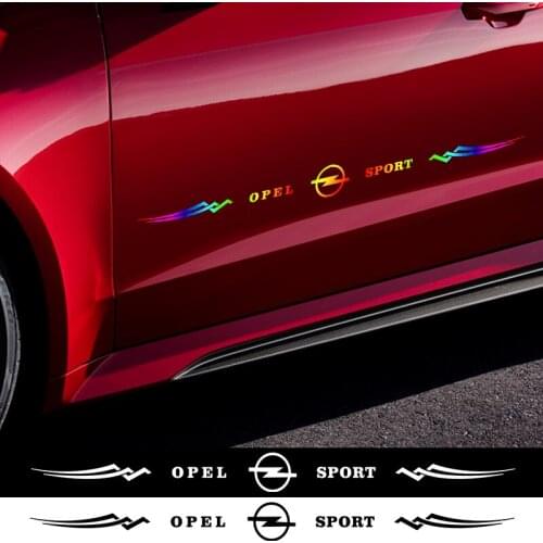 1pc Car Laser Sticker Window Reflective Waterproof Custom Decal Styling Creative For Opel Astra Insignia Mokka Zafira Corsa POC