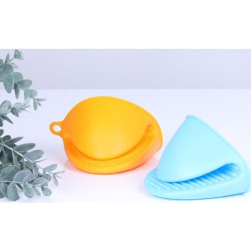 1Pc Oven Heat Insulated Finger Gloves Cooking Microwave Non-slip Gripper Pot Holder Kitchen Baking Tool