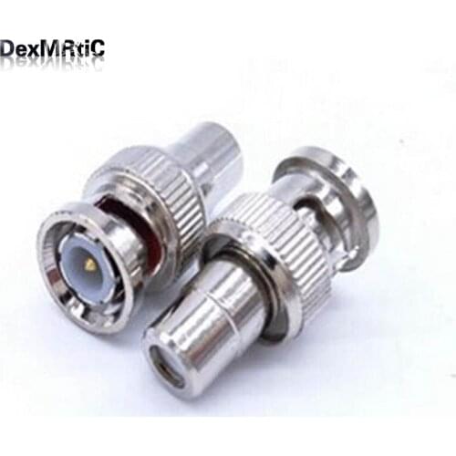 10pcs BNC Male switch AV Female RCA jack adapter video for CCTV Surveillance Camera System Kit