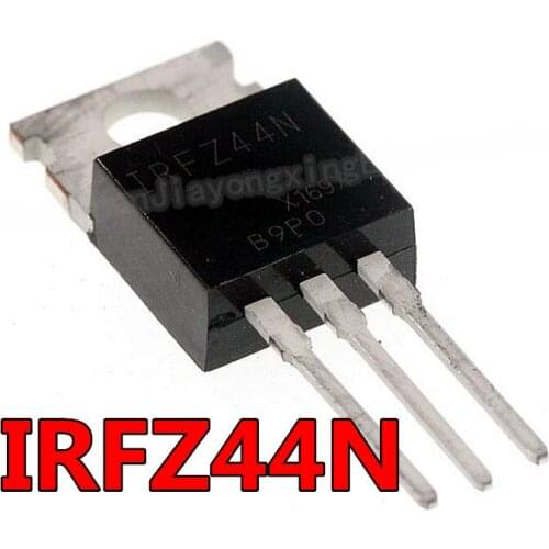 10PCS/LOT IRFZ44N IRFZ44 Triode Power MOSFET 49A 55V Transistor TO-220 New
