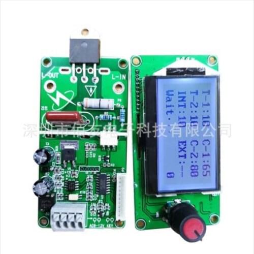 100 a / 40 LCD digital double pulse encoder spot welder transformer controller board