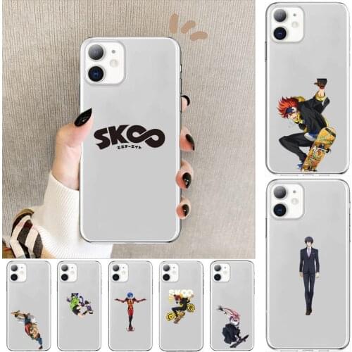 Sk8 The Infinity case Anime Style Phone Case cover For iphone 11 pro max Cases 12 8 7 6 s XR PLUS X XS SE 2020 mini Transparen