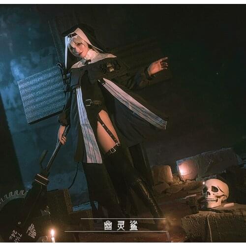 Game Arknights Specter Cosplay Costume Specter Dress Fancy Outfit Full Set Halloween Carnival Cosplay Costumes for Women Adult