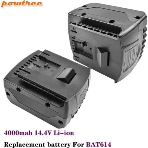 14.4V 4000mAh Li-ion BAT614 Battery for Bosch BAT614 BAT614G BAT607 BAT607G 17614-01 PB360S 36614-02 Power Tools Batteries