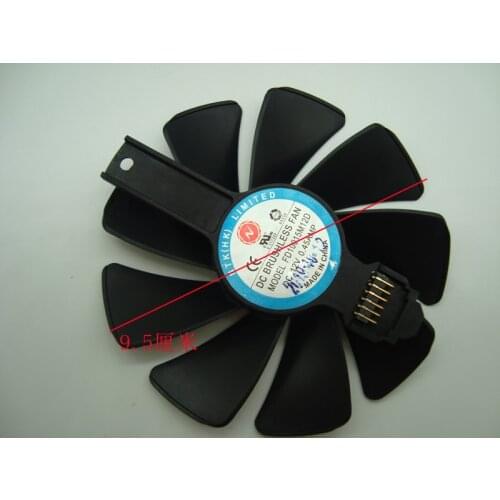 Original for Sapphire RX5700XT RX5700 Graphics Video Card Cooling Fan FDC10H12D9-C FD10015M12D
