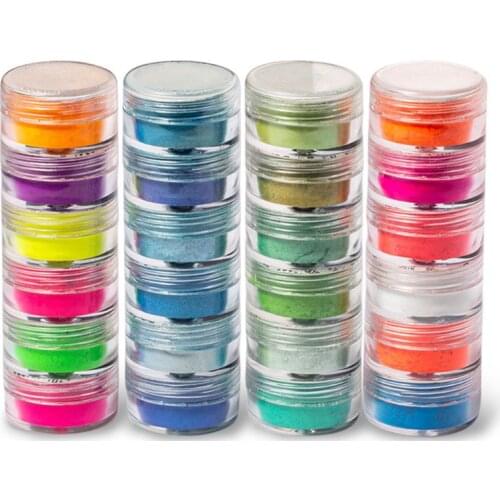 1 Set Cosmetic Grade Pearlescent Mica Powder Epoxy Resin Dye Pearl Pigment DIY Jewelry Crafts Making Accessory