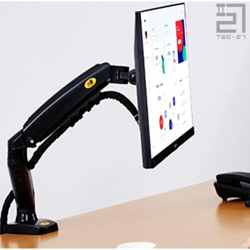 PC Monitor Lift Support 17-27" Holder Load 2-9kgs Desk Stand Table Computer Screen Arm Desktop Riser Full Motion Flexi Arm Mount