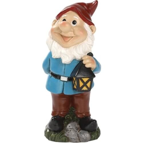 Christmas Garden Ornaments with Legged Dwarfs Cartoon Garden Resin Crafts Family