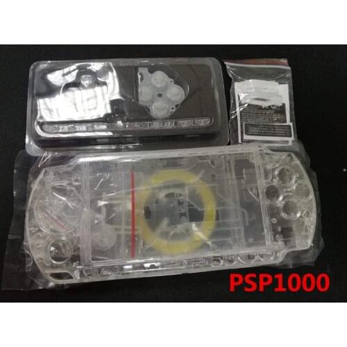 Replacement Full Housing Shell Cover Case with Button Set for SONY PSP 1000 PSP 3000 Crystal PSP1000 PSP2000 PSP3000