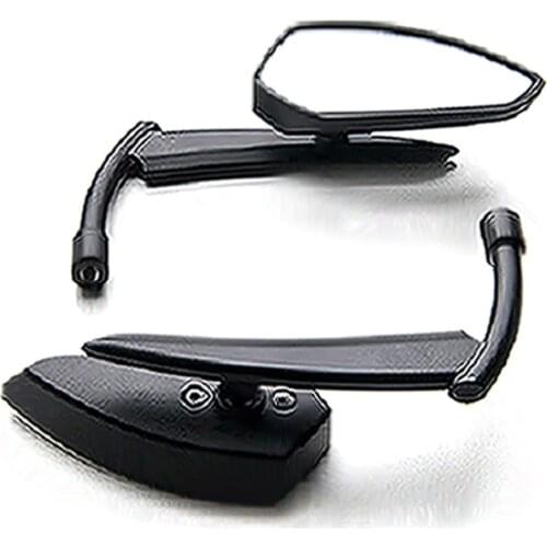 Brand new Custom Rear View Mirrors Black Pair For Victory Kingpin Deluxe 8-Ball Tour Ness