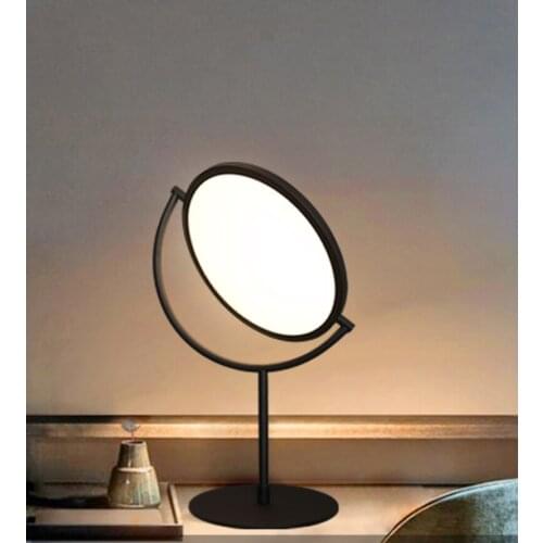 Modern Black Table Lamp Villa Showroom Home Living Room Bedroom Decor Desk Light Fixture LED Suspension Lamps TA212