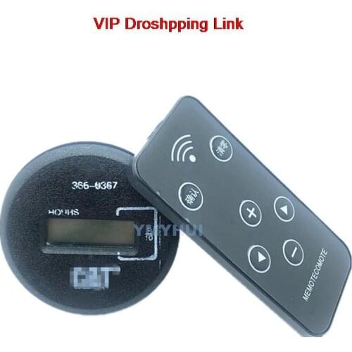For CATERPILLAR CAT 307D/312D/320D/323D Excavator special timer Hour meter with remote control quality excavator accessories
