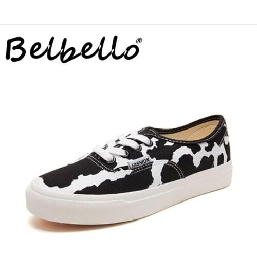 Belbello 2019 Milk style canvas shoes Girls Favorite Fashion Streets Style shoes comfortable breathable shoes