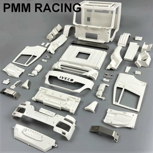 High Quality ABS Car Shell Body DIY Kit for 1/14 Tamiya RC Truck Trailer Chassis Scania MAN Actros Volvo Refit Upgrade Parts
