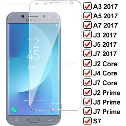 100D Safety Tempered Glass For Samsung Galaxy A3 A5 A7 J3 J5 J7 2016 2017 Screen Protector J2 J4 Core J5 J7 Prime S7 Glass Film