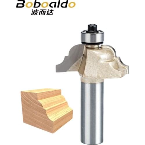 1pcs 1/2 Shank Roman Ogee Router Bit Double Edging Router Bits for wood Woodworking Tools endmill classical bit cutter