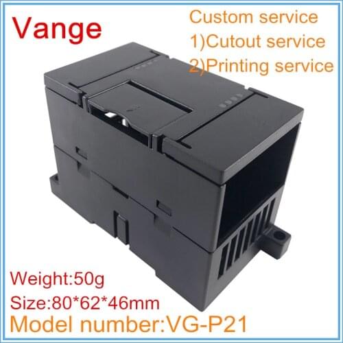1pcs/lot PLC instrument housing junction boxes 80*62*46mm ABS plastic project case chassis for electronics control product