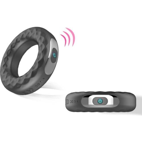 10 Frequency Vibrating Cockring Sex Toys for Men Silicone Penis Ring, USB Rechargeable Delay Ejaculation Lock Trainer Cock Ring